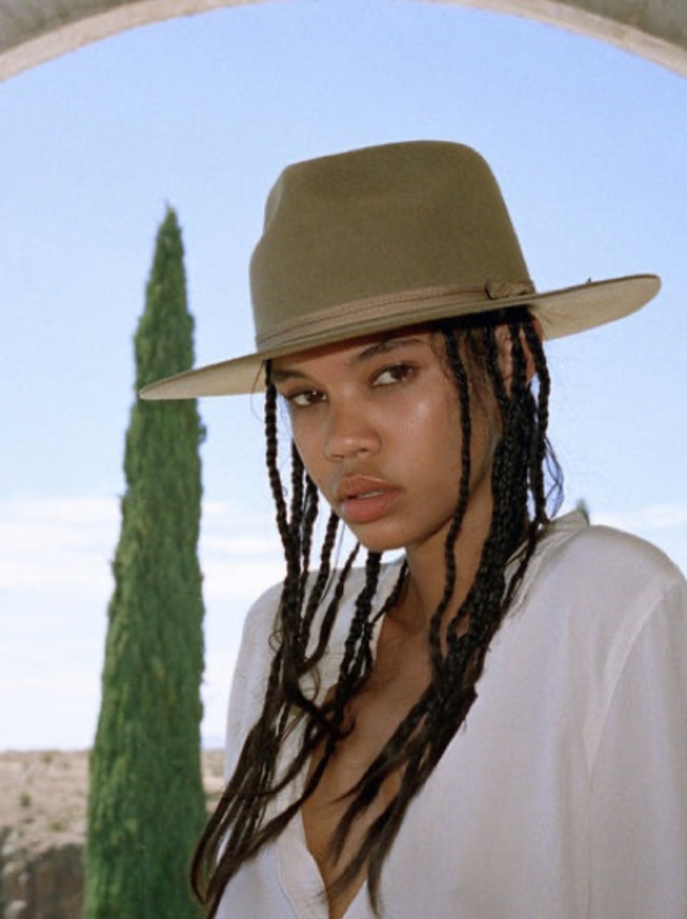 NWT Lack of Color Moss Zulu Wool Fedora Hat Moss Olive Green M 57cm